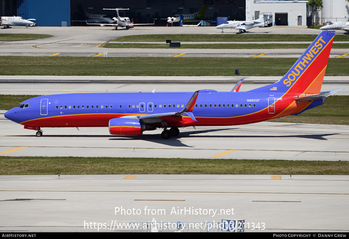 Aircraft Photo of N8602F | Boeing 737-8H4 | Southwest Airlines | AirHistory.net #211343