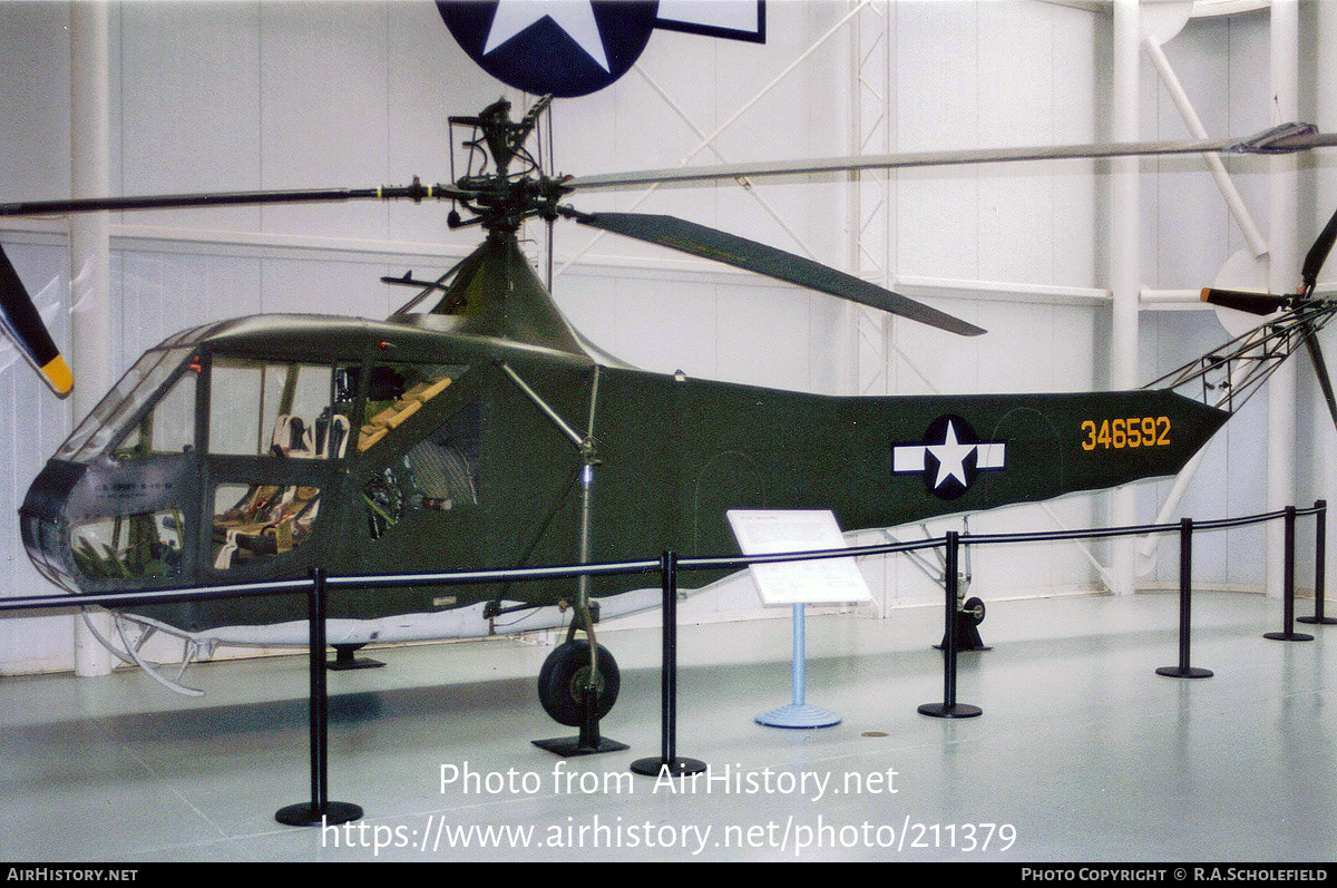 Aircraft Photo of 43-46592 / 346592 | Sikorsky R-4B Hoverfly | AirHistory.net #211379