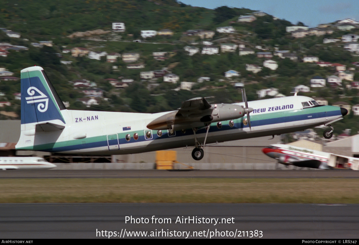 Aircraft Photo of ZK-NAN | Fokker F27-500 Friendship | Air New Zealand | AirHistory.net #211383