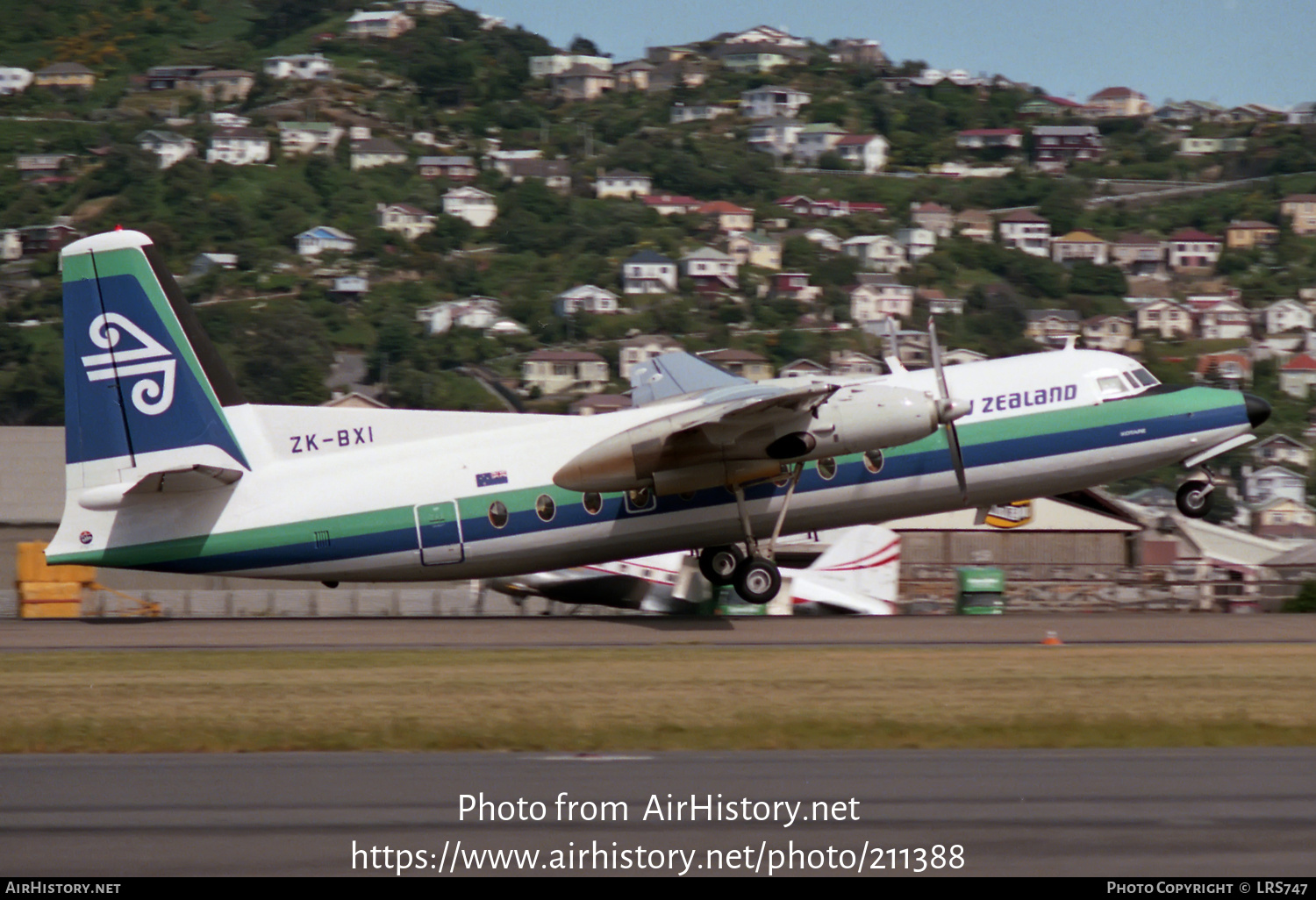 Aircraft Photo of ZK-BXI | Fokker F27-100 Friendship | Air New Zealand | AirHistory.net #211388