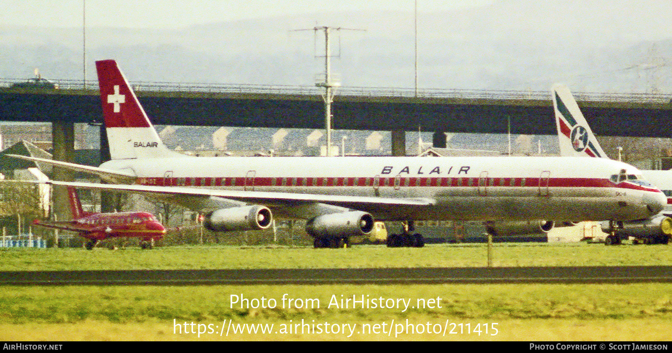 Aircraft Photo of HB-IDZ | McDonnell Douglas DC-8-63PF | Balair | AirHistory.net #211415