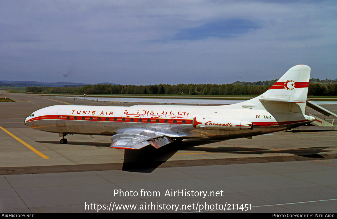 Aircraft Photo of TS-TAR | Sud SE-210 Caravelle III | Tunis Air | AirHistory.net #211451