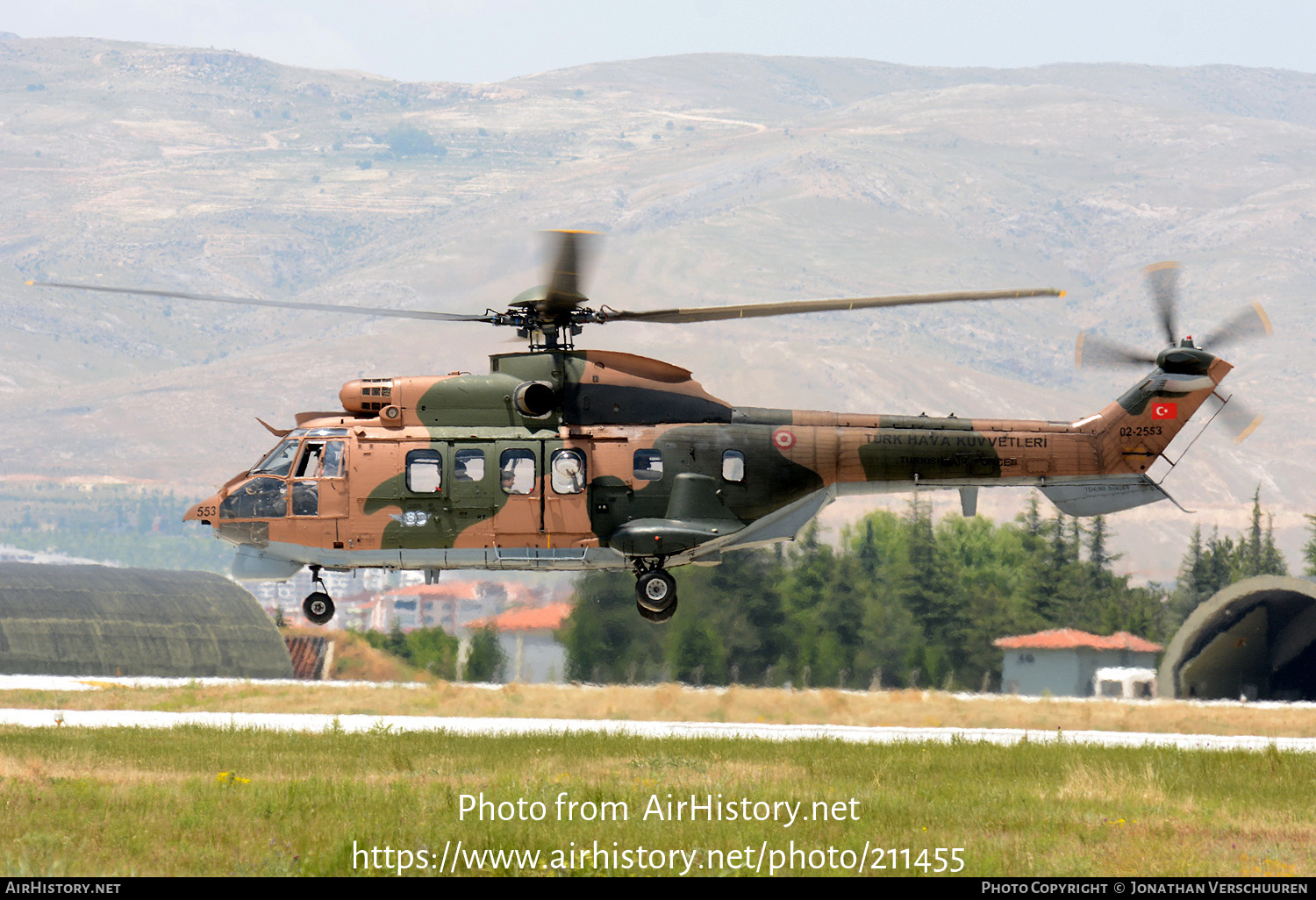 Aircraft Photo of 02-2553 | Aerospatiale AS-532UL Cougar | Turkey - Air Force | AirHistory.net #211455