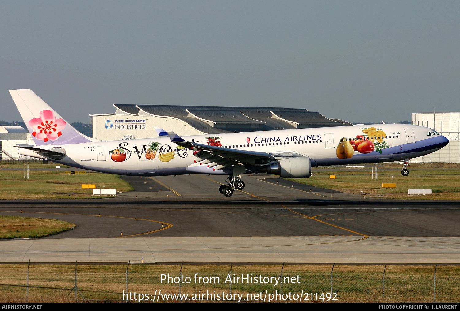 Aircraft Photo of F-WWKZ | Airbus A330-302 | China Airlines | AirHistory.net #211492