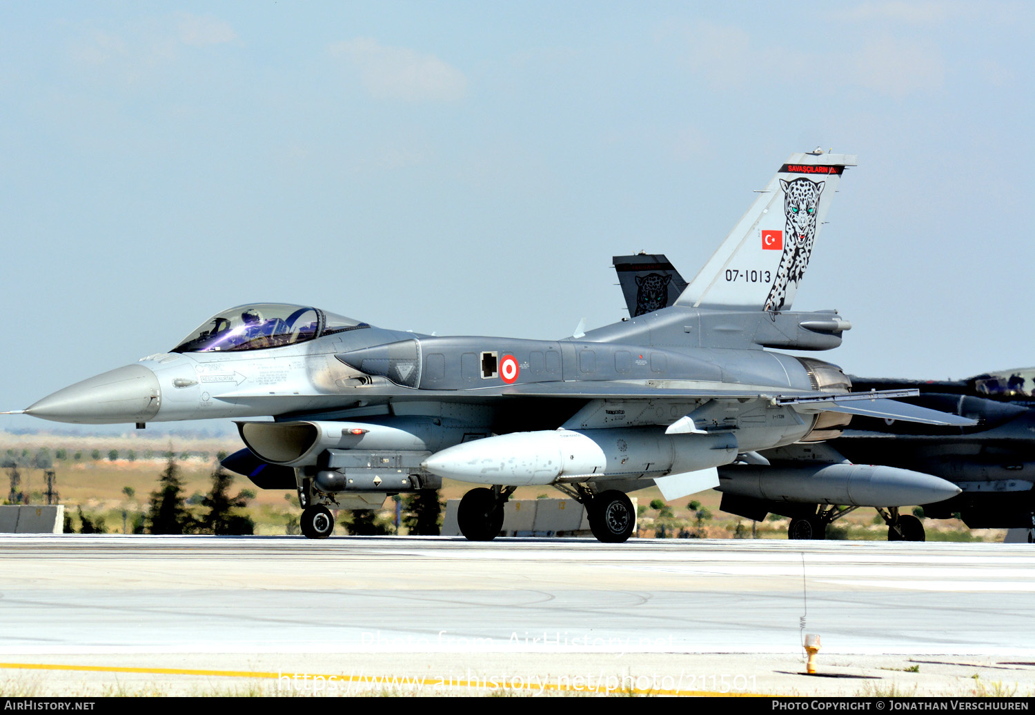 Aircraft Photo of 07-1013 | General Dynamics F-16C Fighting Falcon | Turkey - Air Force | AirHistory.net #211501