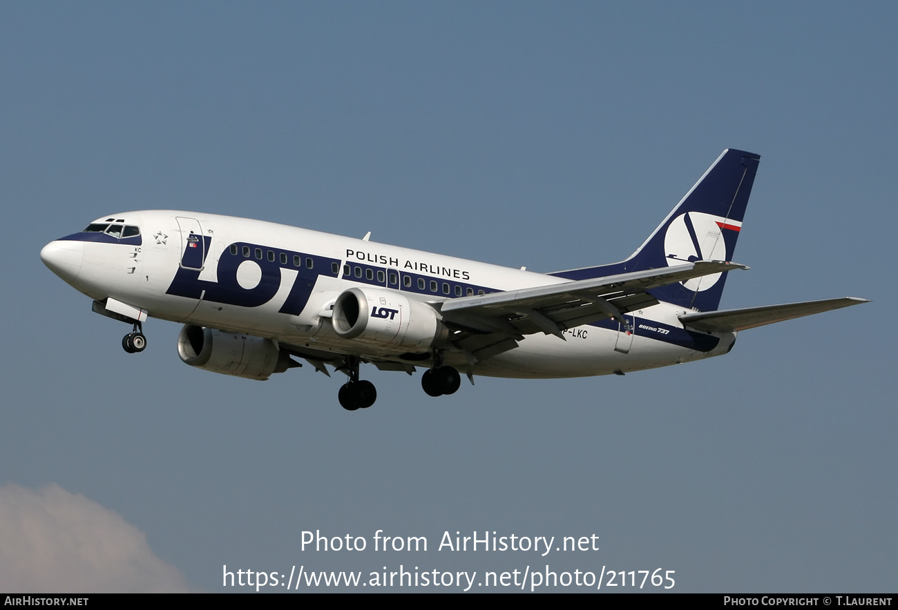 Aircraft Photo of SP-LKC | Boeing 737-55D | LOT Polish Airlines - Polskie Linie Lotnicze | AirHistory.net #211765