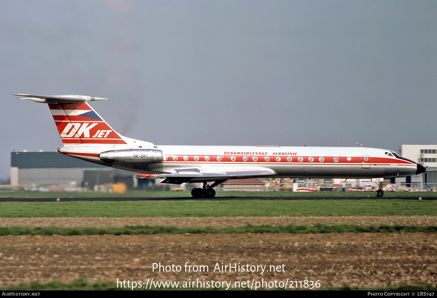 Aircraft Photo of OK-DFI | Tupolev Tu-134A | ČSA - Československé Aerolinie - Czechoslovak Airlines | AirHistory.net #211836