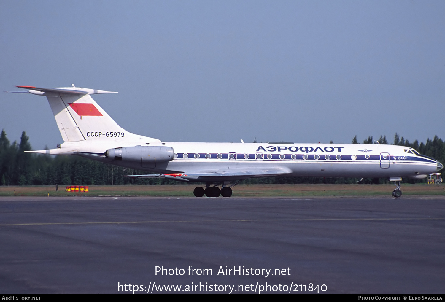 Aircraft Photo of CCCP-65979 | Tupolev Tu-134A-3 | Aeroflot | AirHistory.net #211840