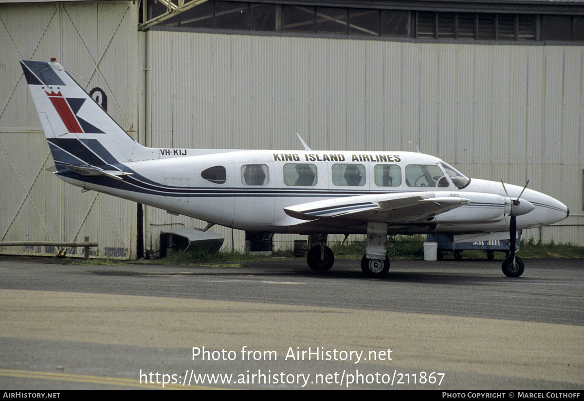 Aircraft Photo of VH-KIJ | Piper PA-31-350 Navajo Chieftain | King Island Airlines | AirHistory.net #211867