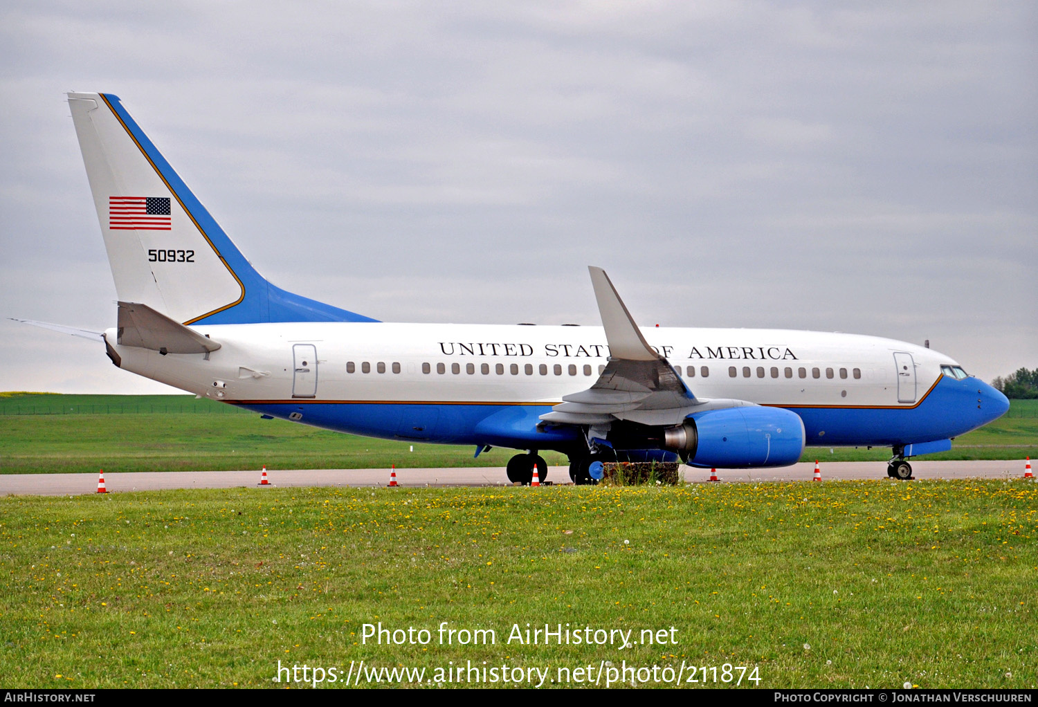 Aircraft Photo of 05-0932 / 50932 | Boeing C-40C | USA - Air Force | AirHistory.net #211874