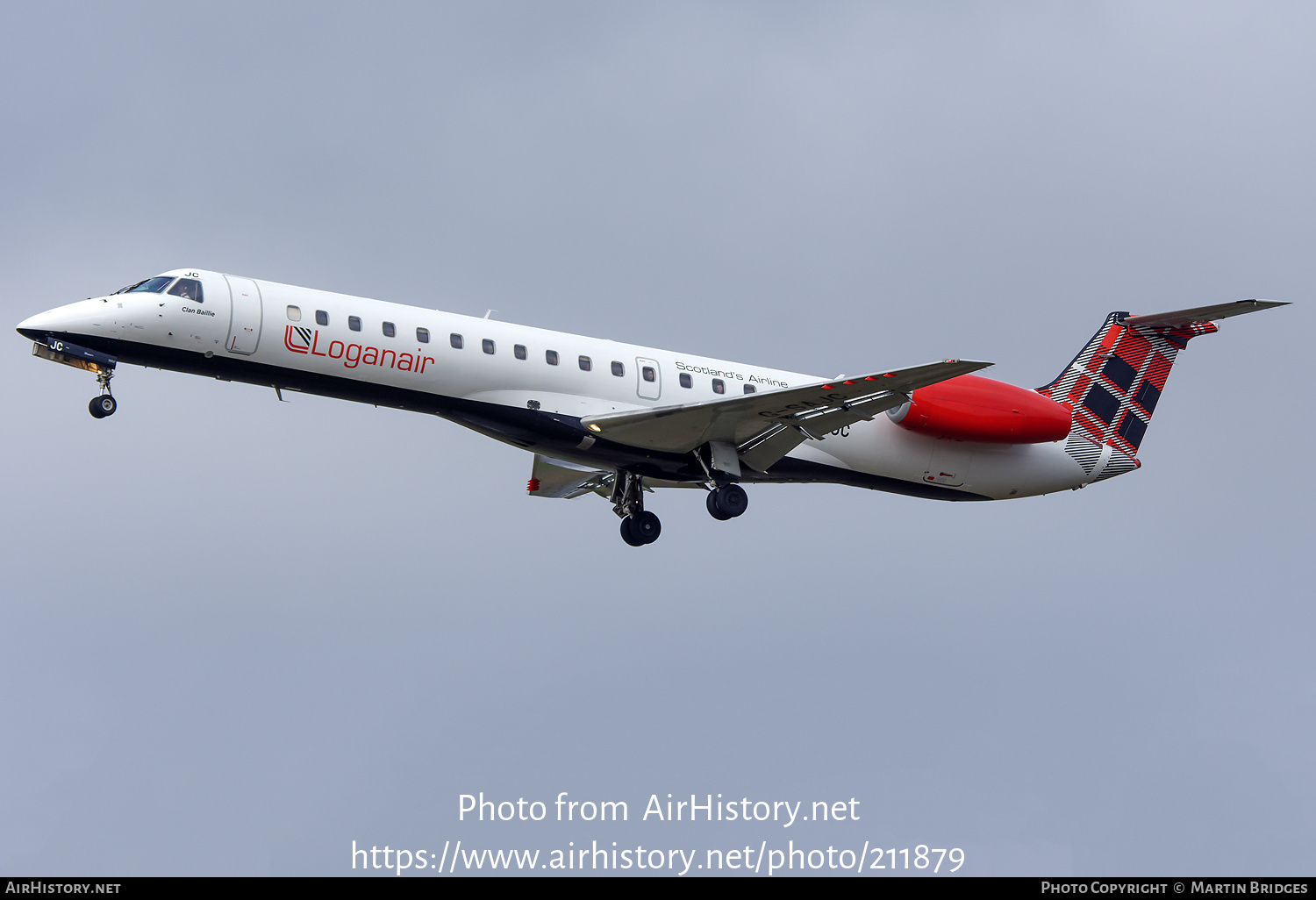 Aircraft Photo of G-SAJC | Embraer ERJ-145EP (EMB-145EP) | Loganair | AirHistory.net #211879