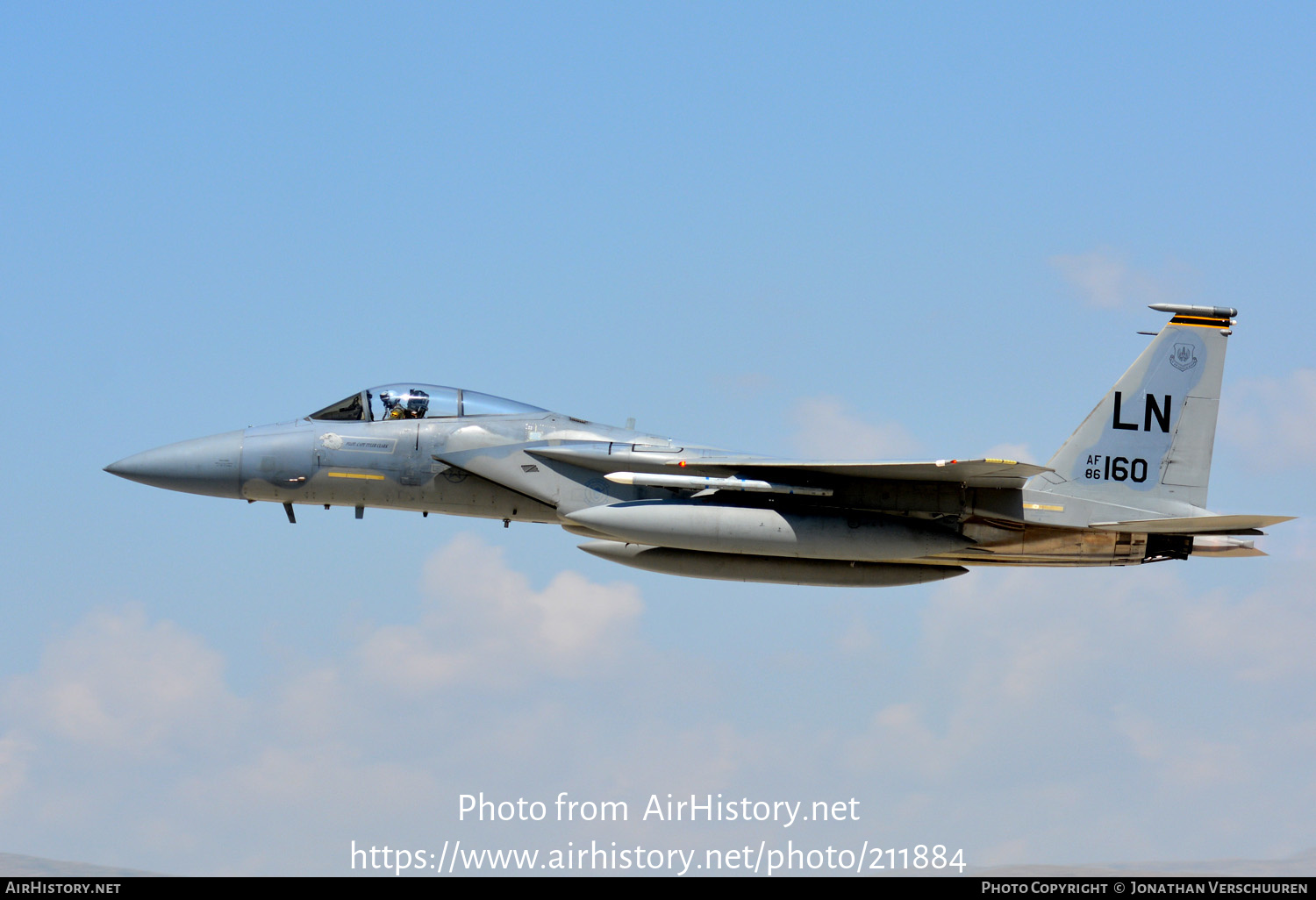 Aircraft Photo of 86-0160 / AF86-160 | McDonnell Douglas F-15C Eagle | USA - Air Force | AirHistory.net #211884