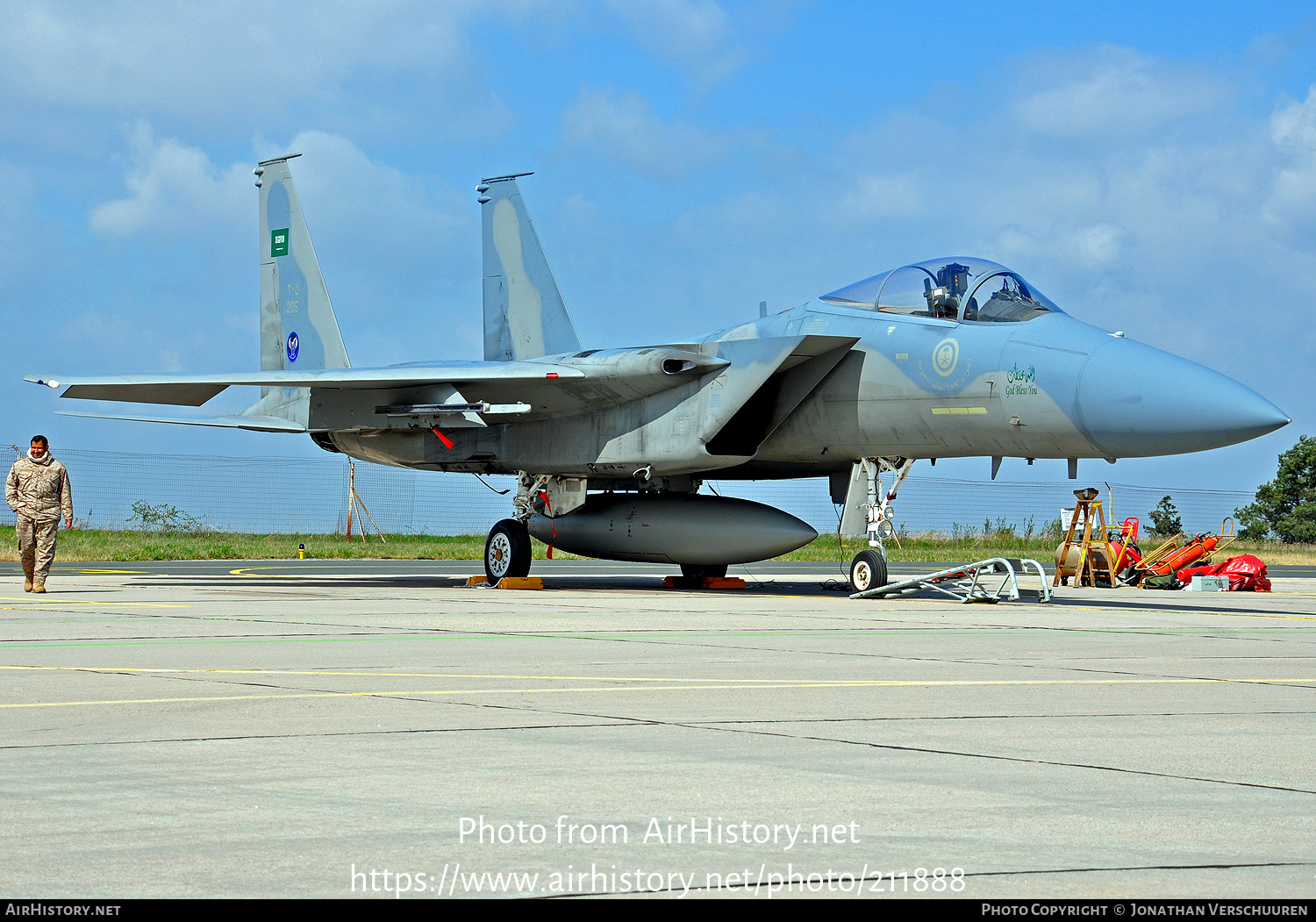 Aircraft Photo of 205 | McDonnell Douglas F-15C Eagle | Saudi Arabia - Air Force | AirHistory.net #211888