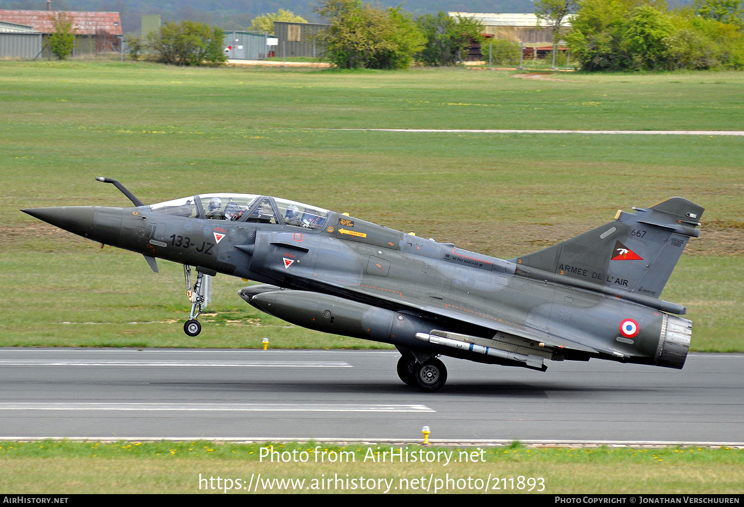 Aircraft Photo of 667 | Dassault Mirage 2000D | France - Air Force | AirHistory.net #211893