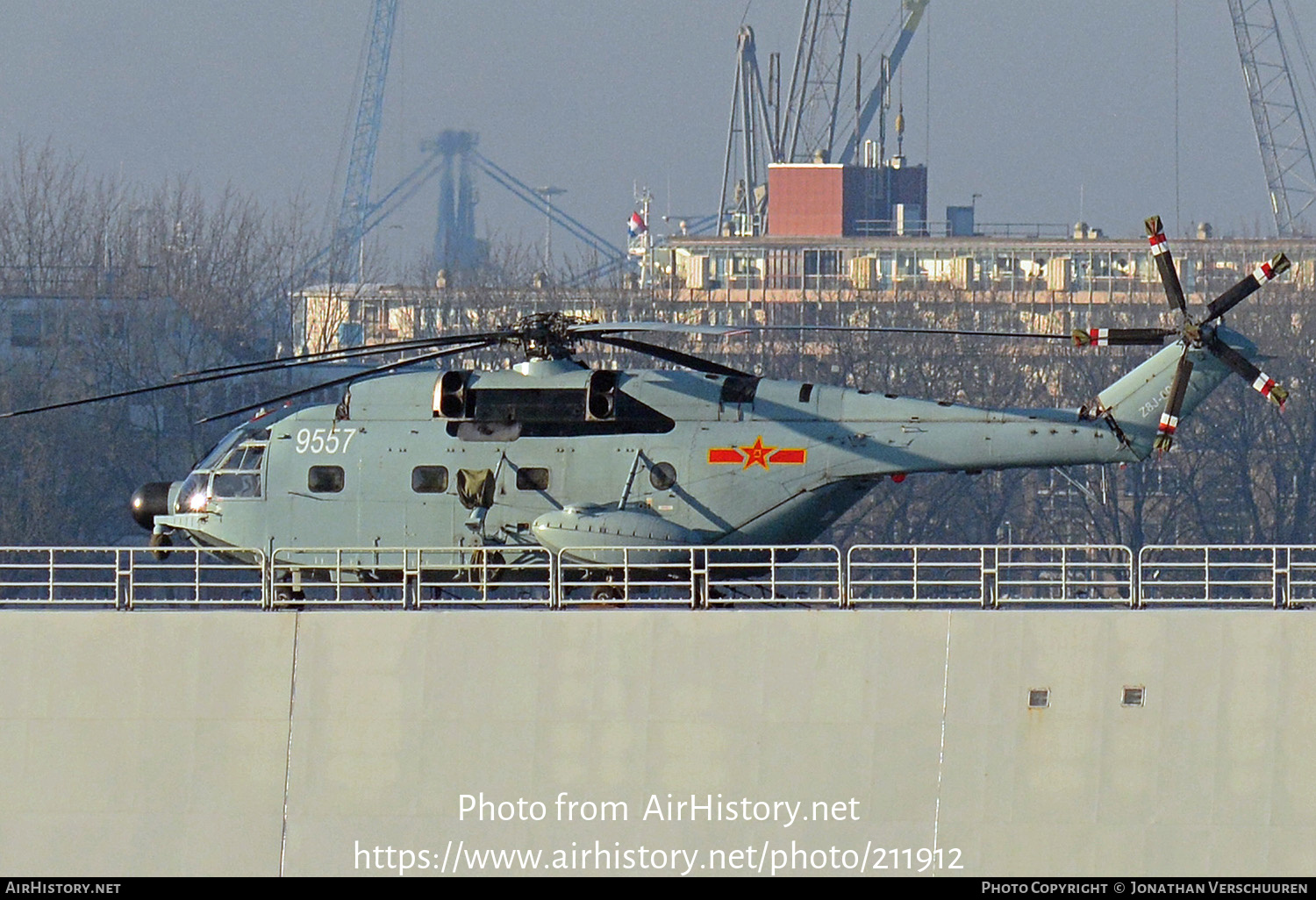 Aircraft Photo of 9557 | Changhe Z-8J | China - Navy | AirHistory.net #211912