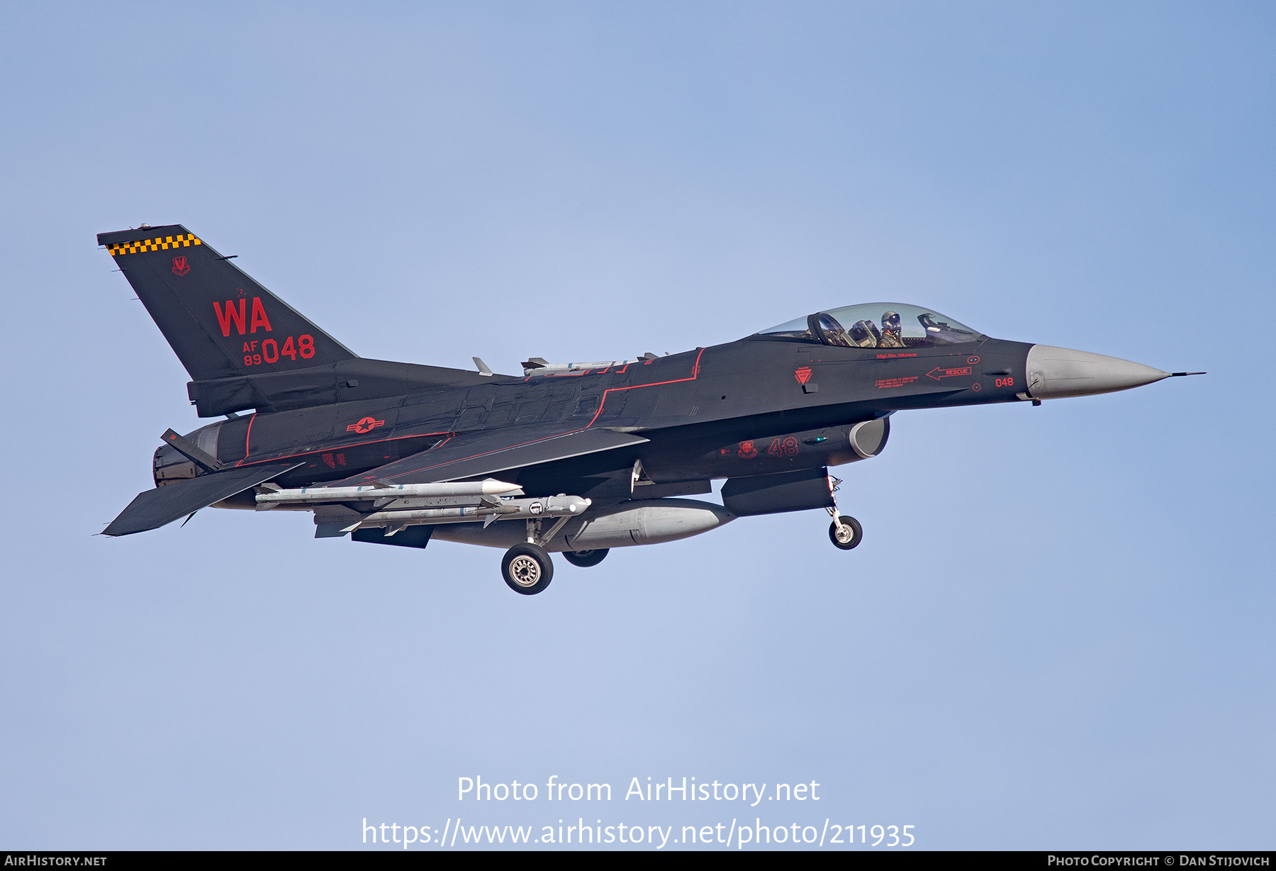 Aircraft Photo of 89-2048 / AF89-048 | General Dynamics F-16CM Fighting ...