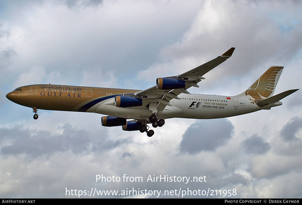 Aircraft Photo of A9C-LI | Airbus A340-313 | Gulf Air | AirHistory.net #211958