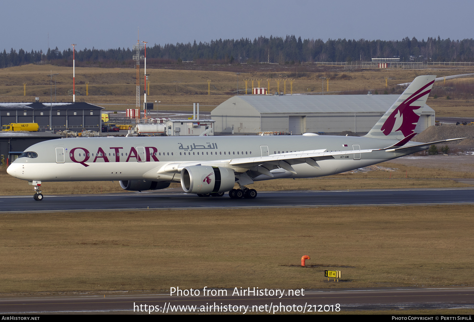 Aircraft Photo of A7-AMI | Airbus A350-941 | Qatar Airways | AirHistory.net #212018