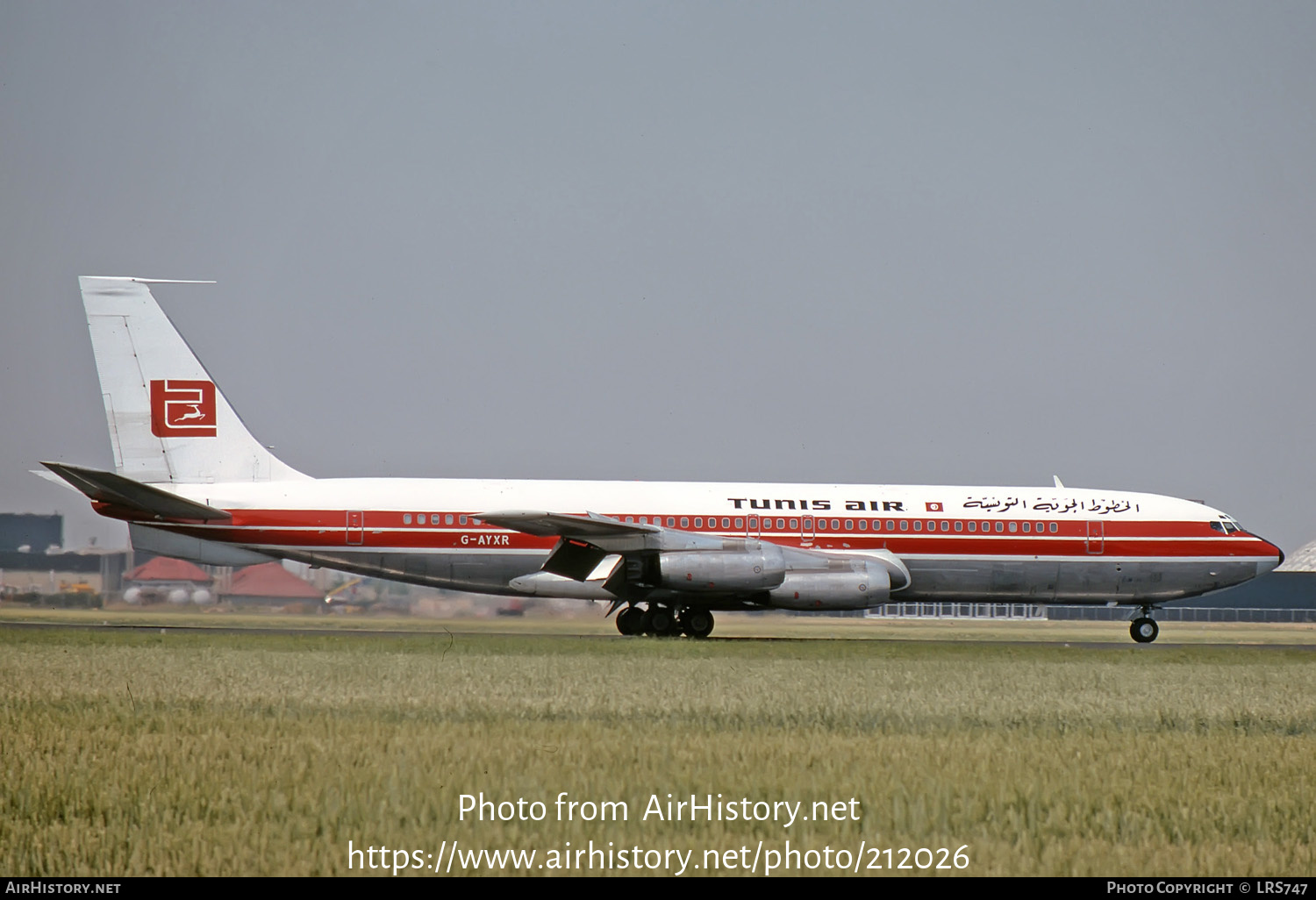 Aircraft Photo of G-AYXR | Boeing 707-321(F) | Tunis Air | AirHistory.net #212026