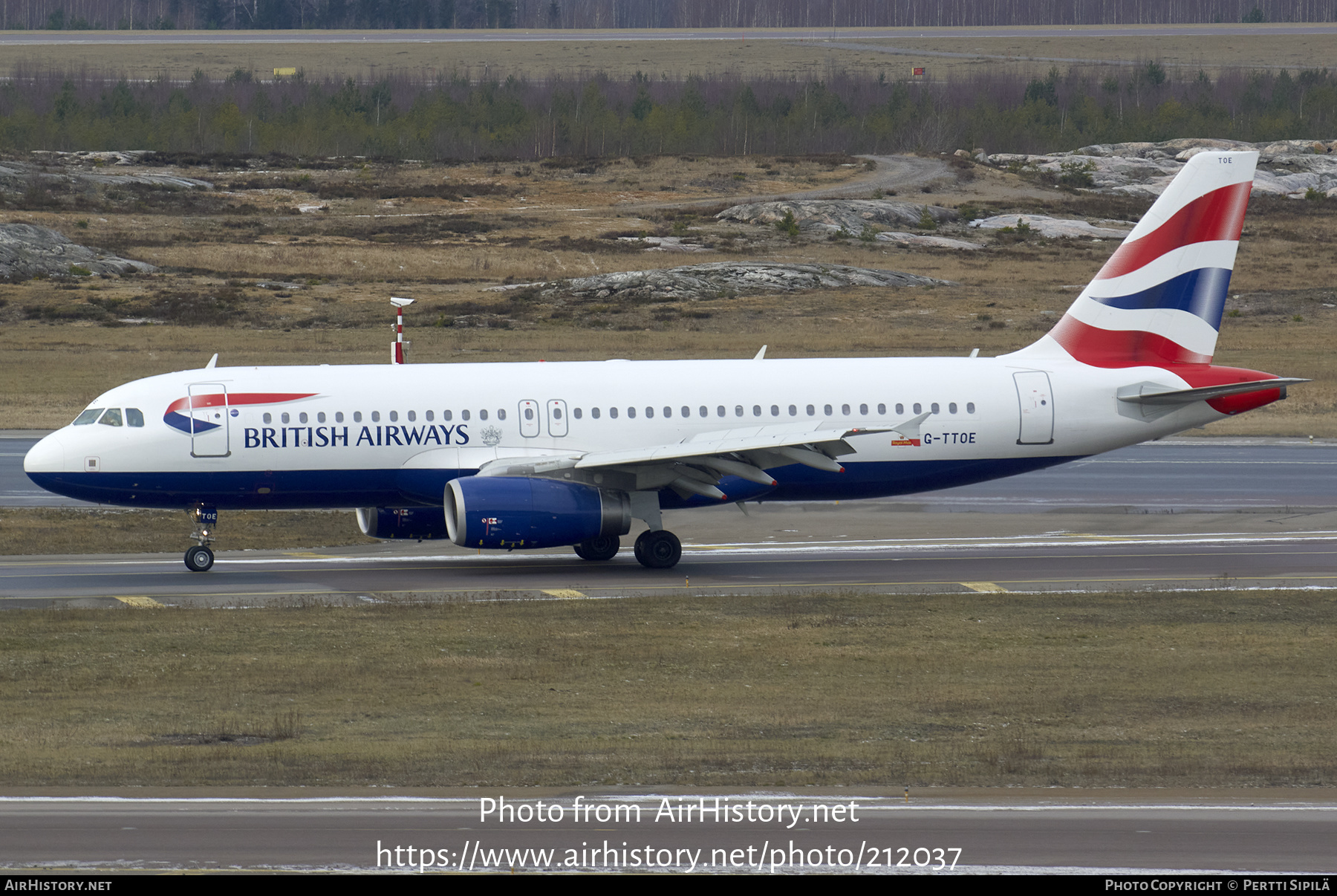 Aircraft Photo of G-TTOE | Airbus A320-232 | British Airways | AirHistory.net #212037