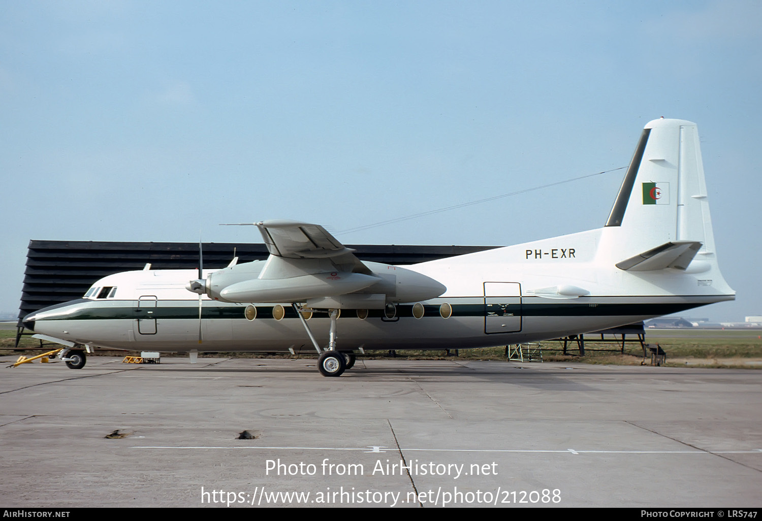 Aircraft Photo of PH-EXR | Fokker F27-400M Troopship | Algeria - Government | AirHistory.net #212088