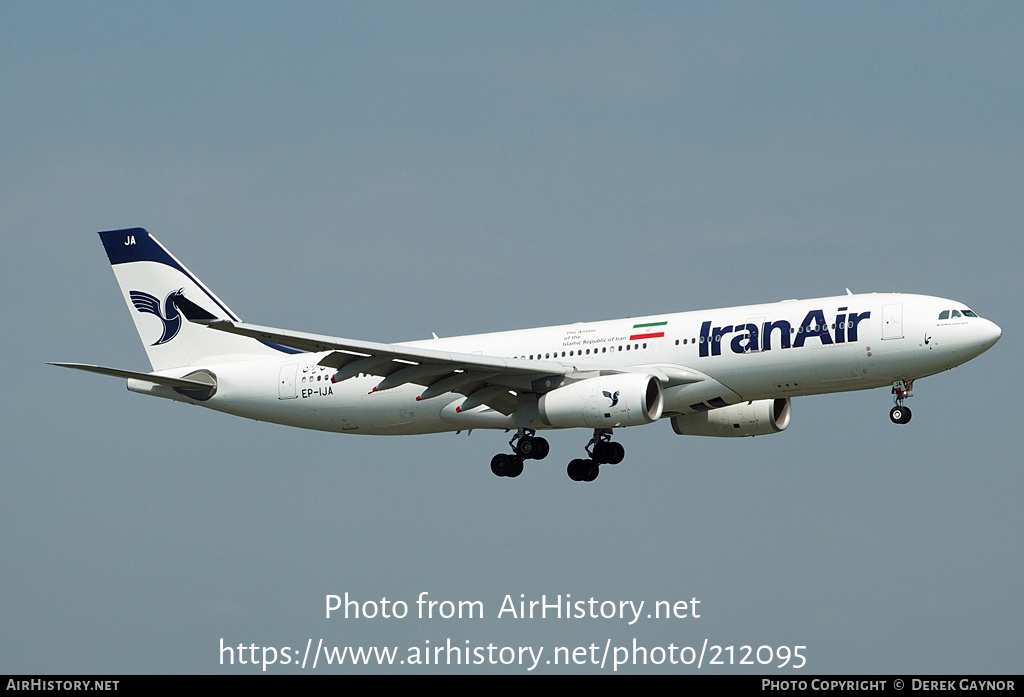 Aircraft Photo of EP-IJA | Airbus A330-243 | Iran Air | AirHistory.net #212095