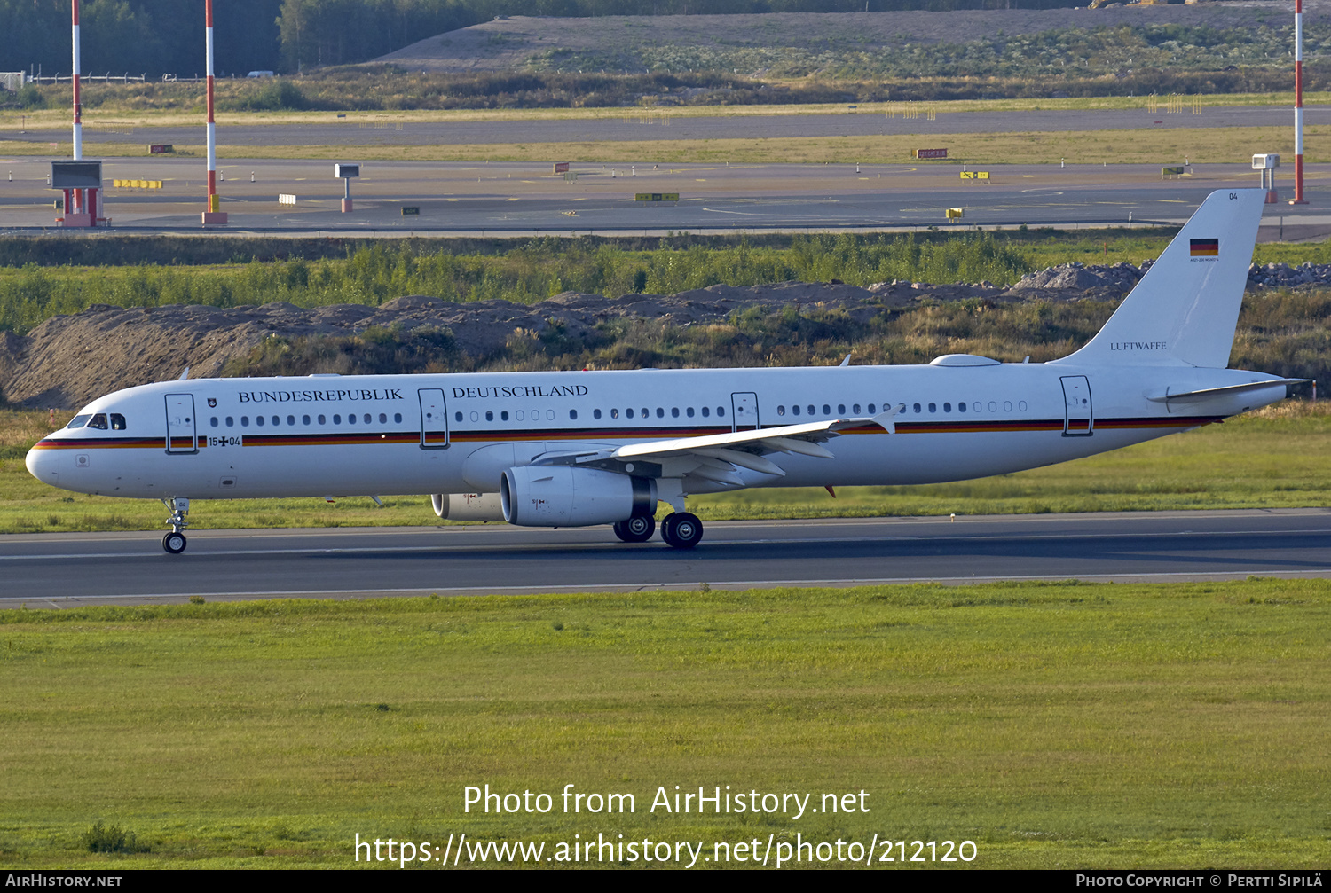 Aircraft Photo of 1504 | Airbus A321-231 | Germany - Air Force | AirHistory.net #212120