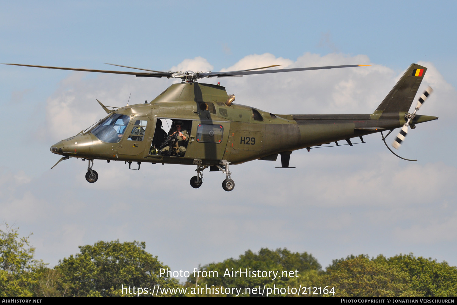 Aircraft Photo of H29 | Agusta A-109HA (A-109BA) | Belgium - Army | AirHistory.net #212164