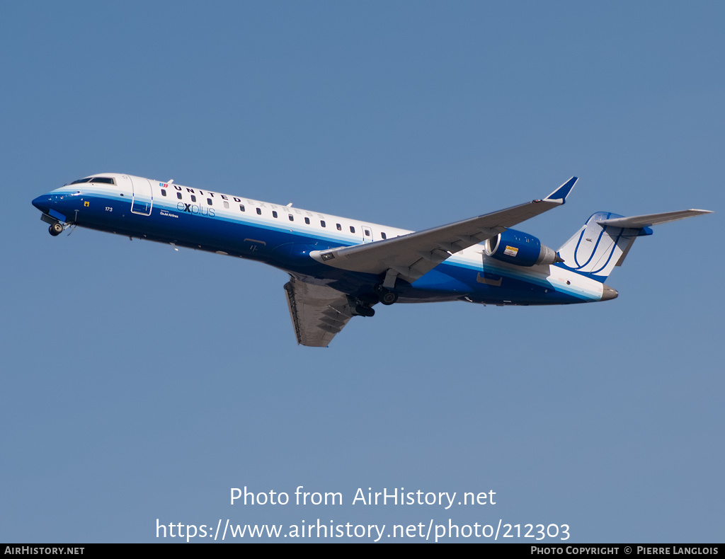 Aircraft Photo of N173GJ | Bombardier CRJ-701ER (CL-600-2C10) | United Express | AirHistory.net #212303