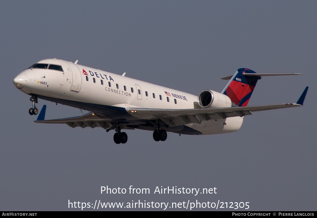 Aircraft Photo of N8883E | Bombardier CRJ-200LR (CL-600-2B19) | Delta Connection | AirHistory.net #212305