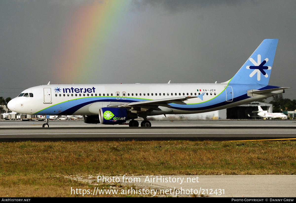 Aircraft Photo of XA-JCV | Airbus A320-214 | Interjet | AirHistory.net #212431