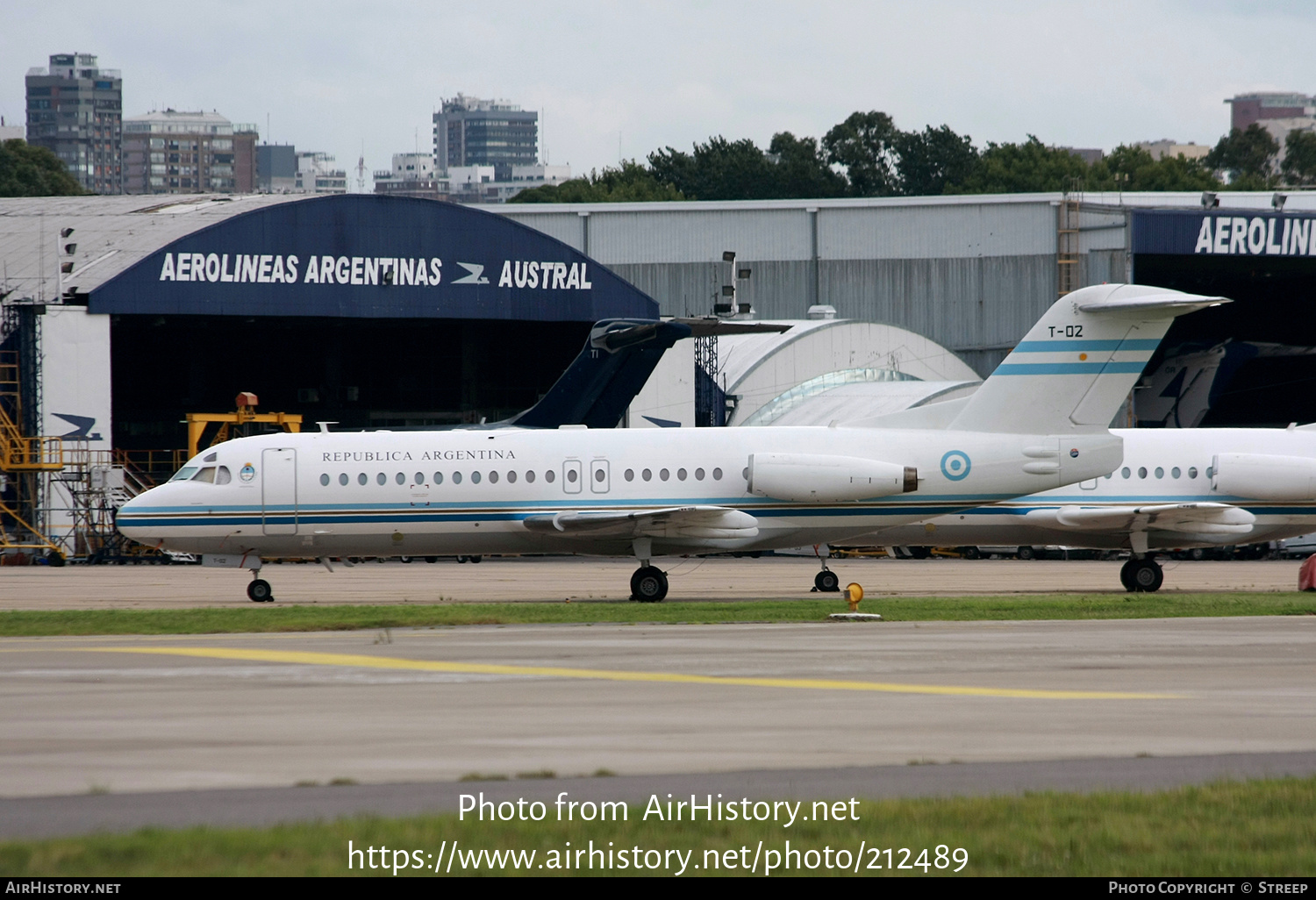 Aircraft Photo of T-02 | Fokker F28-4000 Fellowship | Argentina - Air Force | AirHistory.net #212489