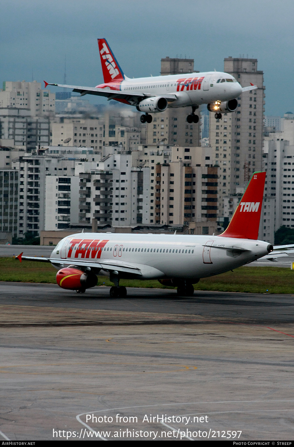 Aircraft Photo of PT-MZZ | Airbus A320-233 | TAM Linhas Aéreas | AirHistory.net #212597