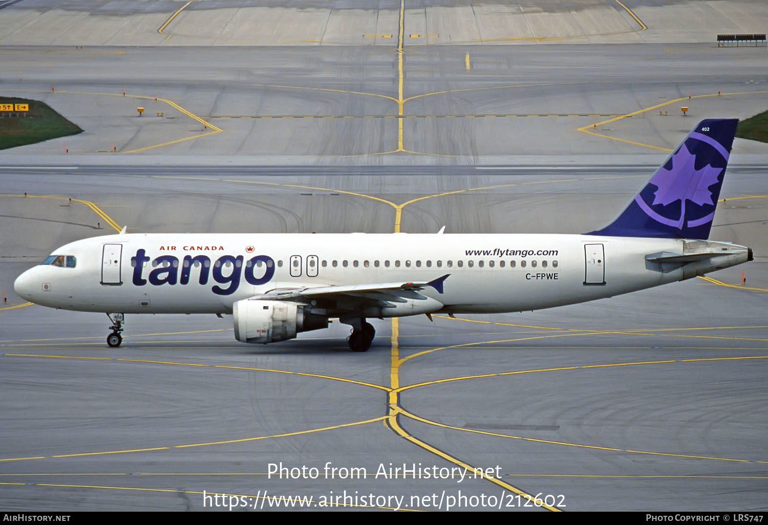 Aircraft Photo of C-FPWE | Airbus A320-211 | Air Canada Tango | AirHistory.net #212602