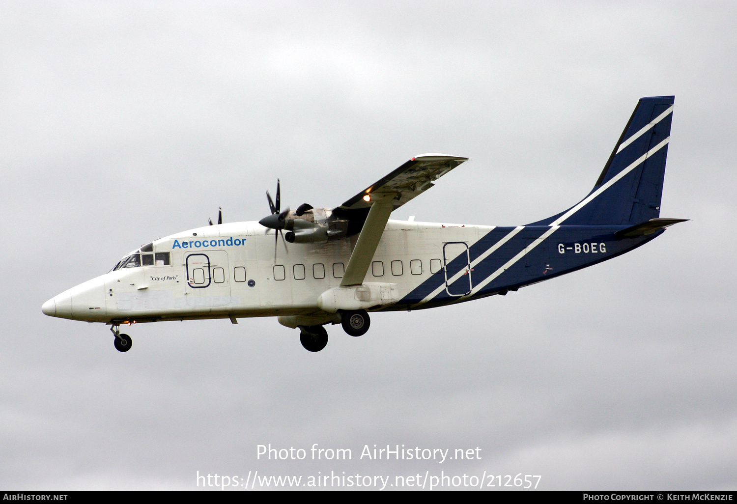 Aircraft Photo of G-BOEG | Short 360-300 | ATA - Aerocondor Transportes Aéreos | AirHistory.net #212657