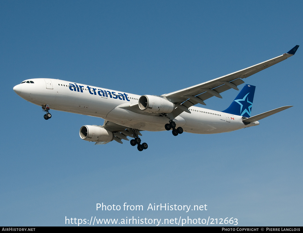 Aircraft Photo of C-GTSO | Airbus A330-342 | Air Transat | AirHistory.net #212663