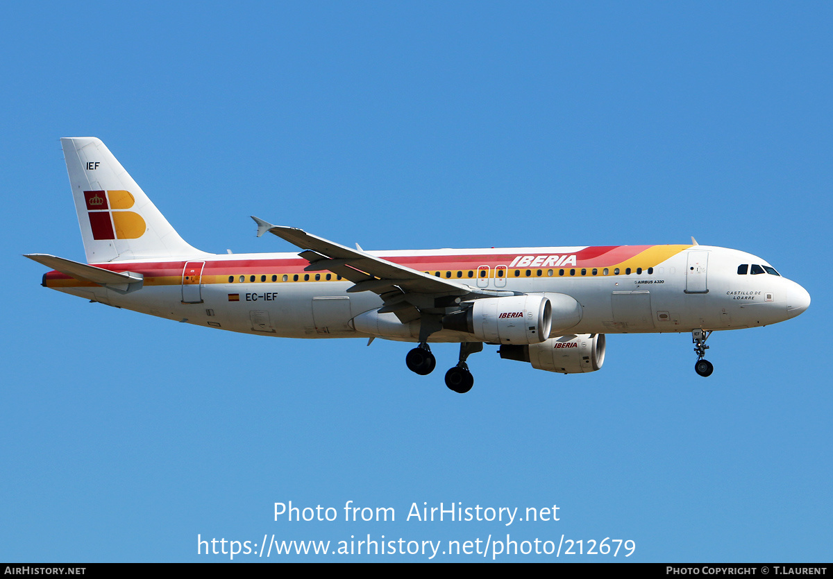 Aircraft Photo of EC-IEF | Airbus A320-214 | Iberia | AirHistory.net #212679