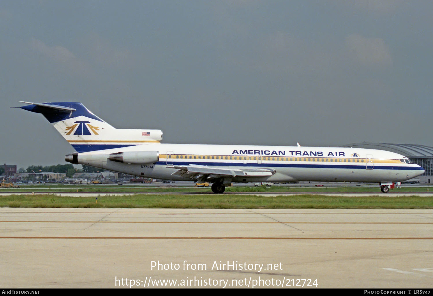 Aircraft Photo of N772AT | Boeing 727-227 | American Trans Air - ATA | AirHistory.net #212724