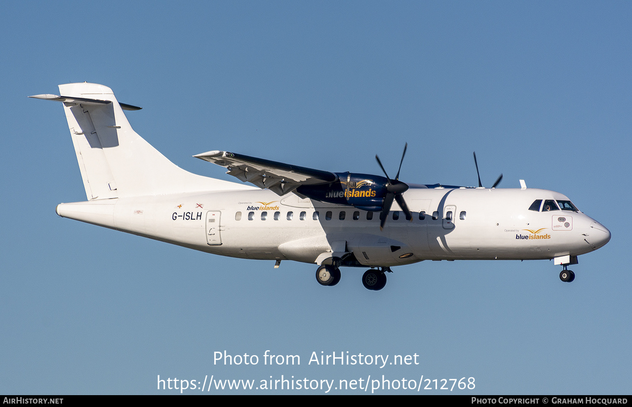 Aircraft Photo of G-ISLH | ATR ATR-42-320 | Blue Islands | AirHistory.net #212768