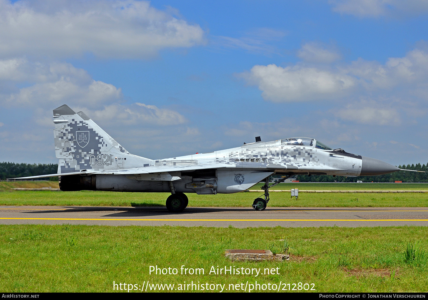 Aircraft Photo of 0921 | Mikoyan-Gurevich MiG-29AS (9-12A) | Slovakia - Air Force | AirHistory.net #212802