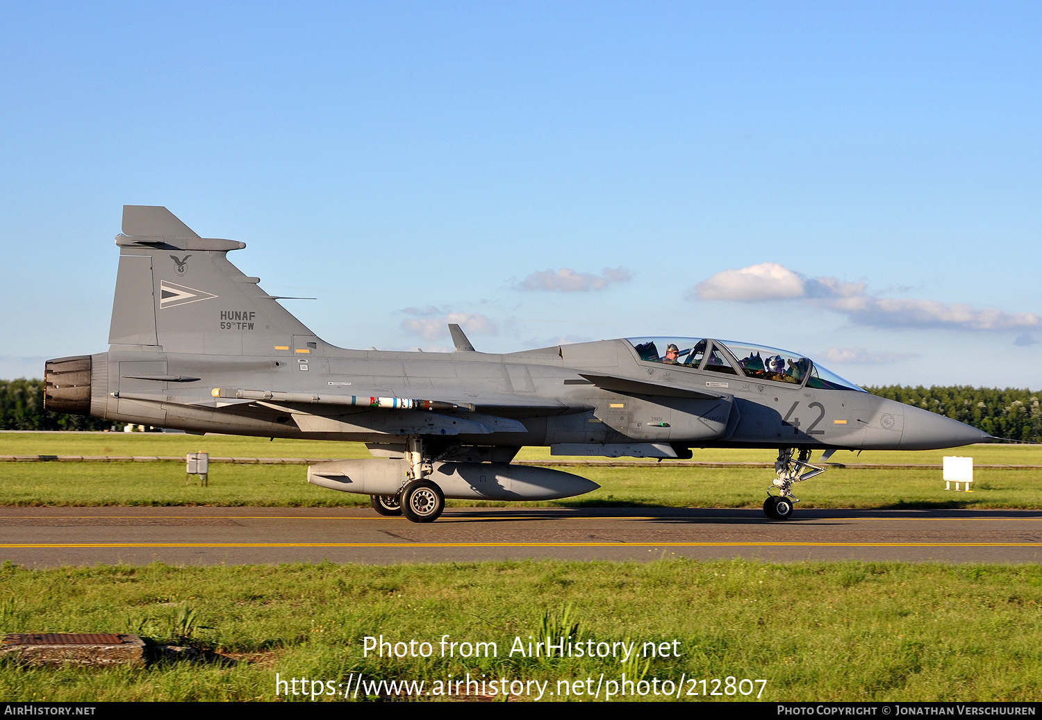 Aircraft Photo of 42 | Saab JAS 39D Gripen | Hungary - Air Force | AirHistory.net #212807