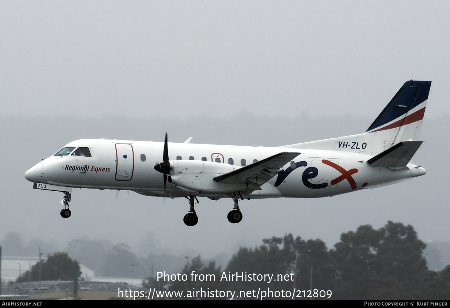 Aircraft Photo of VH-ZLO | Saab 340B | REX - Regional Express | AirHistory.net #212809