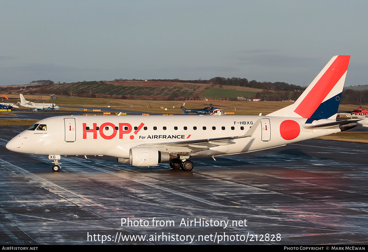 Aircraft Photo of F-HBXG | Embraer 170STD (ERJ-170-100STD) | Hop! | AirHistory.net #212828