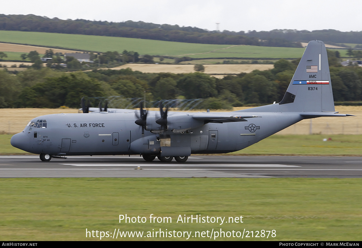 Aircraft Photo of 08-3174 / 83174 | Lockheed Martin C-130J-30 Hercules | USA - Air Force | AirHistory.net #212878