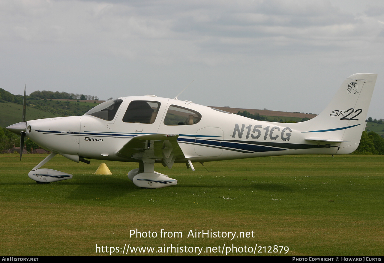 Aircraft Photo of N151CG | Cirrus SR-22 G1 | AirHistory.net #212879