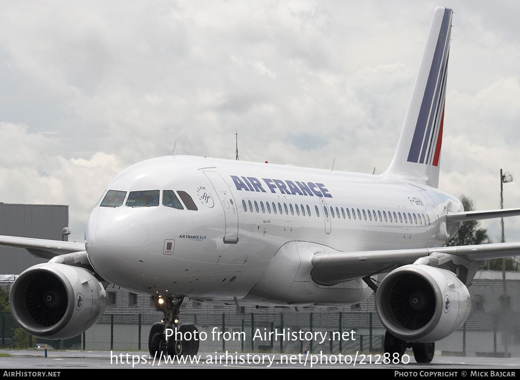 Aircraft Photo of F-GRHV | Airbus A319-111 | Air France | AirHistory.net #212880