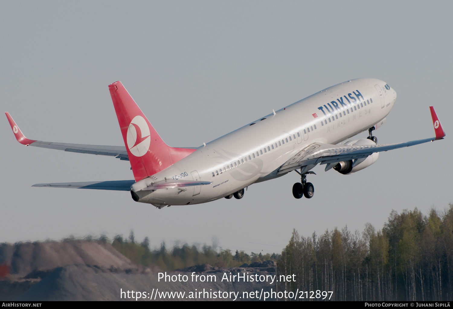 Aircraft Photo of TC-JGG | Boeing 737-8F2 | Turkish Airlines | AirHistory.net #212897