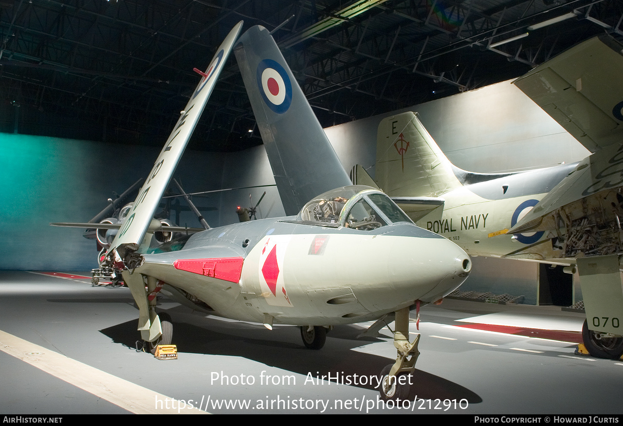 Aircraft Photo of WV856 | Hawker Sea Hawk FGA6 | UK - Navy | AirHistory.net #212910