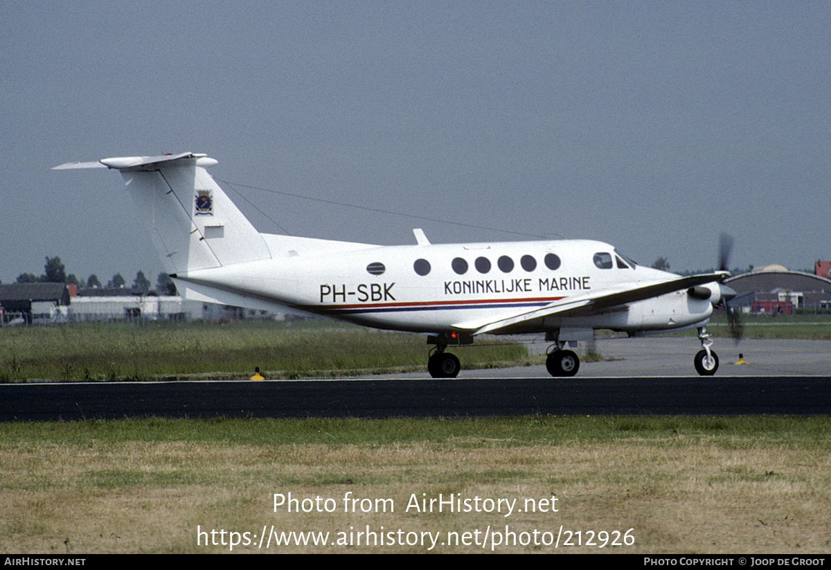 Aircraft Photo of PH-SBK | Beech 200 Super King Air | Netherlands - Navy | AirHistory.net #212926