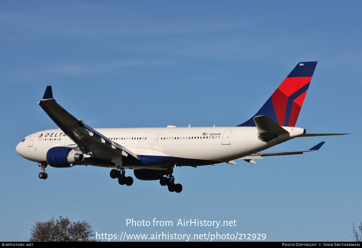 Aircraft Photo of N856NW | Airbus A330-223 | Delta Air Lines | AirHistory.net #212929